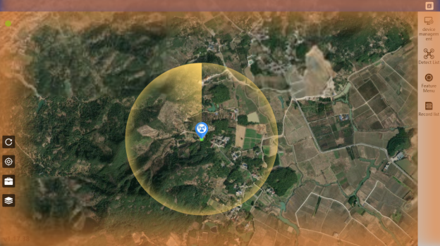 الكشف والتشويش دمج النظام 1-5 كم الكشف 1-3km نظام التشويش