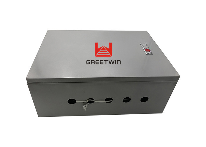 جهاز تشويش إشارة الهاتف المحمول عالي الطاقة UHF ، VHF ، WIFI ، GPS ، مقاوم للماء للصدمات