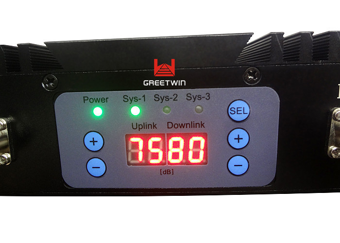 مكرر إشارة المحمول GSM 900 DCS 1800 WCDMA LTE 2600 مع 4 نطاقات