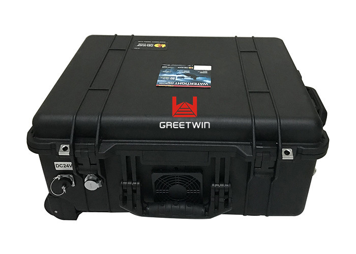 250W عالية الطاقة إشارة جهاز تشويش 150 متر المدى OEM مع الهوائيات الاتجاهية أومني