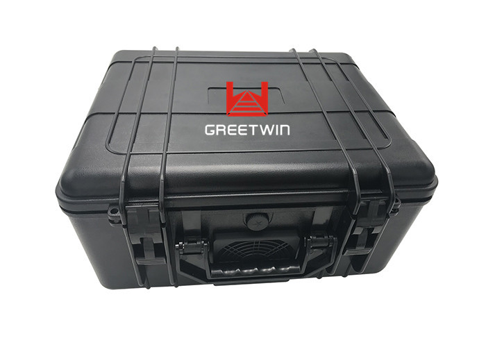 8 فرق Prison Drone Jammer GPS و WIFI و Cell phone Signal Jammer Shield 150m 65W