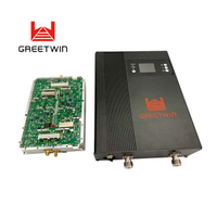 75dB Gain 4G Mobile Signal Repeater Dual Band 23dBm EGSM900 WCDMA2100 مع هوائي
