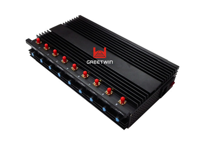 جهاز تشويش إشارة الهاتف الخليوي 45 وات 9 ترددات تحمي جميع الشبكات اللاسلكية