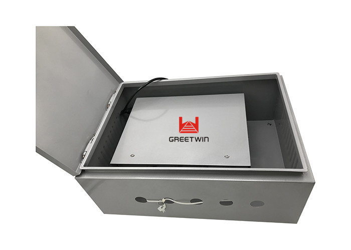 عالية الطاقة السجن العسكرية 2G / 3G / 4G / 315MHz ، 433MHz ، 868MHz إشارة جهاز تشويش