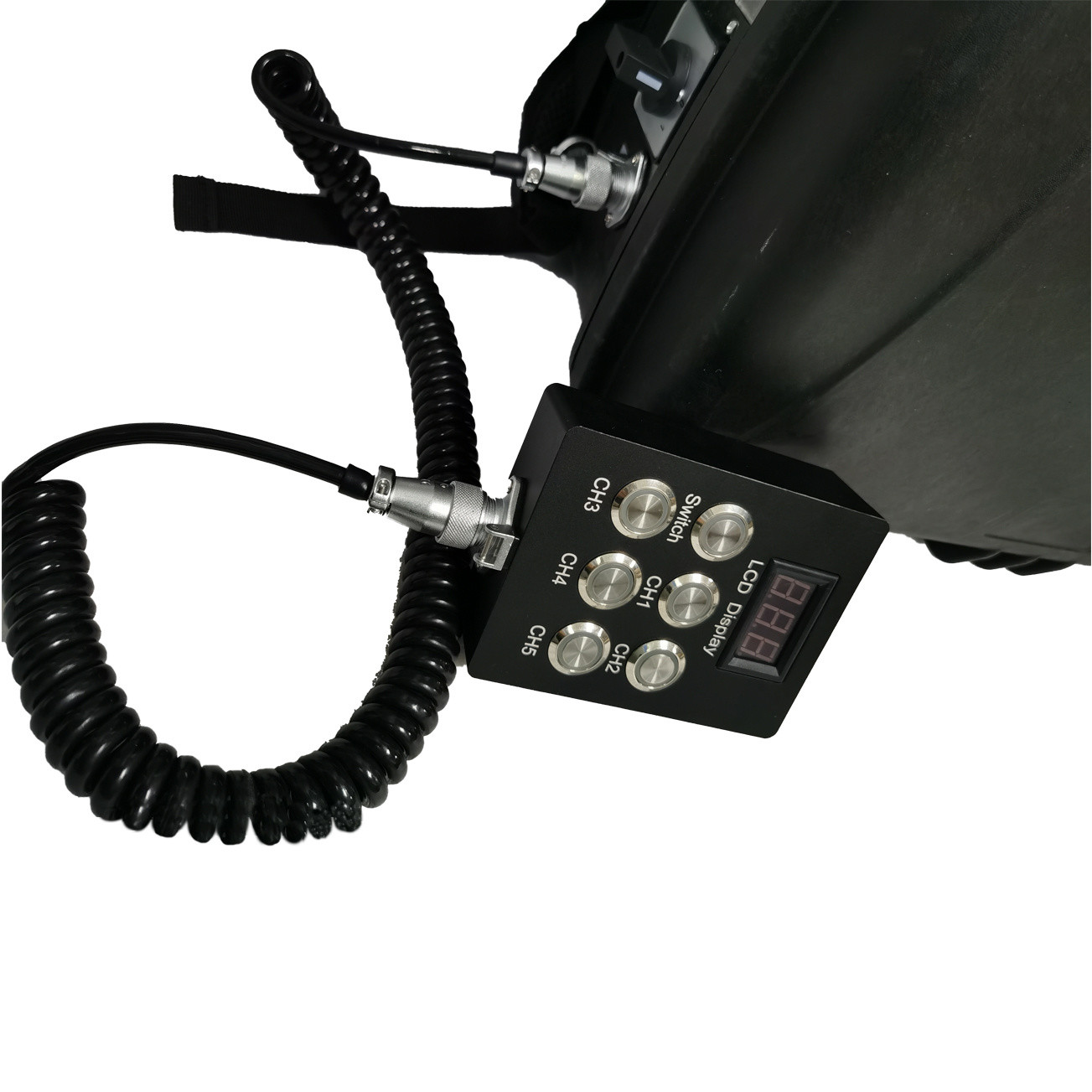 1.5 كم UHF 433MHz حقيبة ظهر بدون طيار جهاز تشويش WiFi 2.4G 5.8G