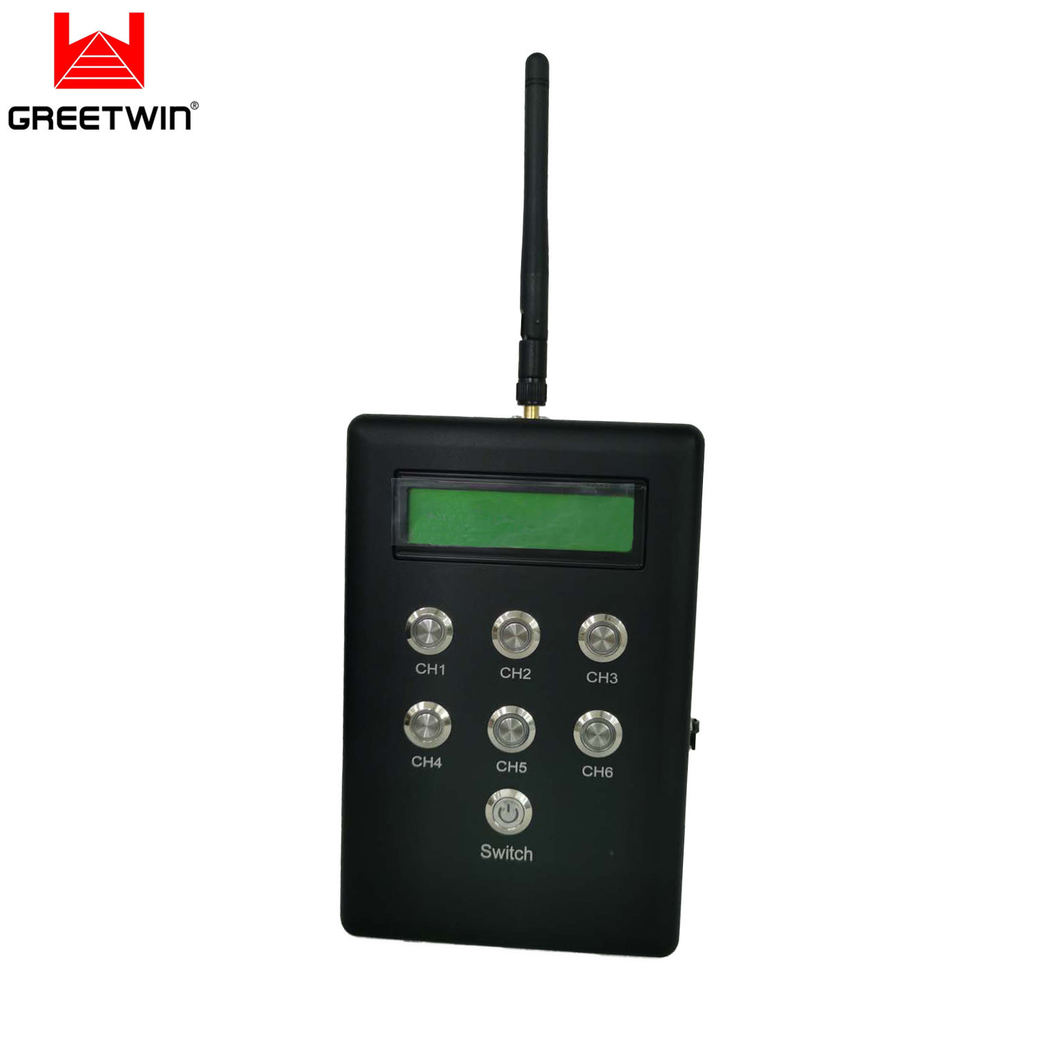 1.5 كم UHF 433MHz حقيبة ظهر بدون طيار جهاز تشويش WiFi 2.4G 5.8G