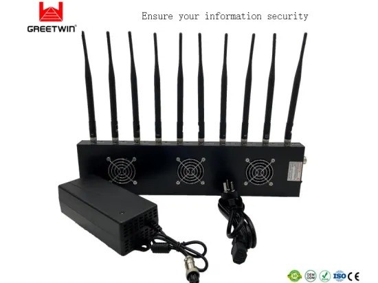 315MHz Lojack WiFi GPS Signal Blocker جهاز تشويش 10 هوائيات 20 واط