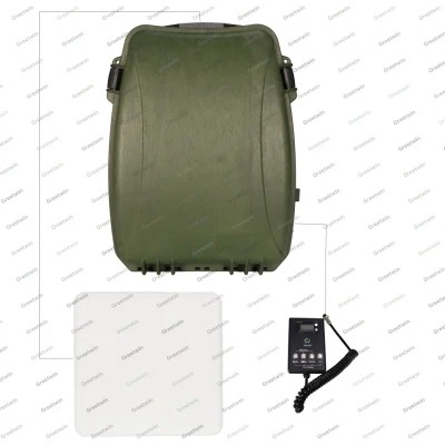 2km حقيبة الظهر Uav Jammer هوائي اتجاهي Gpsl1l2 2.4G 5.8g Drone Jammer