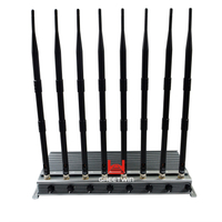 46W Mobile Signal Amplifier ، داخلي إشارة الهاتف الخليوي الداعم التشويش حتى 60m