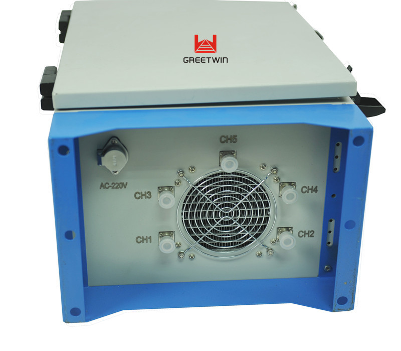 جهاز تشويش إشارة الطائرة بدون طيار مقاوم للماء في الهواء الطلق ، جهاز تشويش بدون طيار ثابت يصل إلى 500 متر