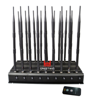 18 هوائيات 2G 3G 4G WiFi 2.4G Full Bands 130MHz-6GHz Jammer (GW-JA18)