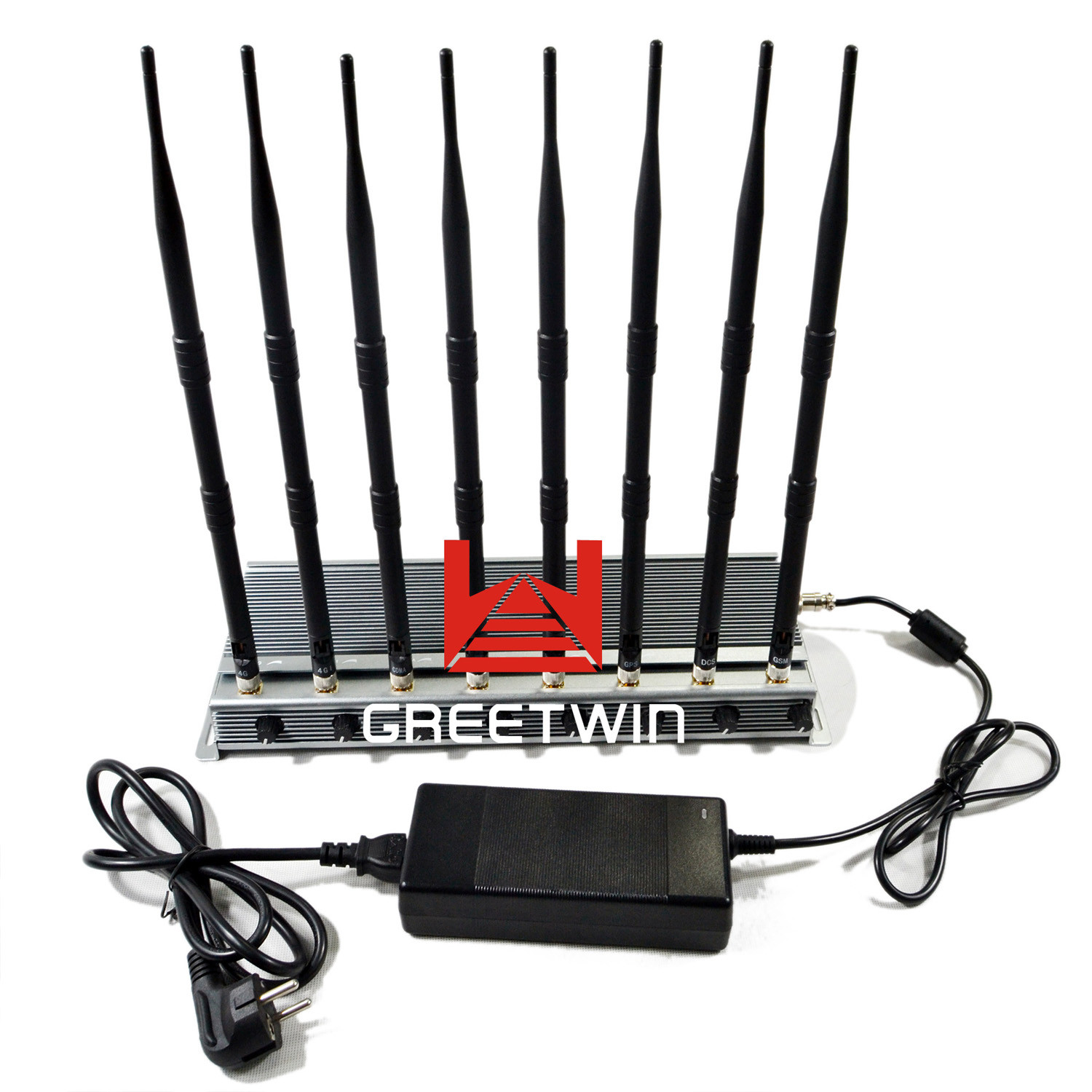 46W Mobile Signal Amplifier ، داخلي إشارة الهاتف الخليوي الداعم التشويش حتى 60m