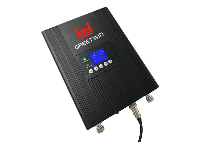 شاشة LCD معززات إشارة الهاتف الخلوي 2G / 4G LTE DCS 1800MHz 80dB كسب نطاق عريض