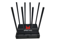 8 هوائيات سطح المكتب GSM DCS 3G 4G WIFI إشارة الهاتف الخليوي جهاز تشويش دعوى لأوروبا