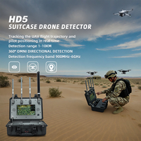 محمولة 1-10 كم الكشف عن الطائرات بدون طيار مسافة طويلة FPV DJI Autel ETC كاشف الطائرات بدون طيار